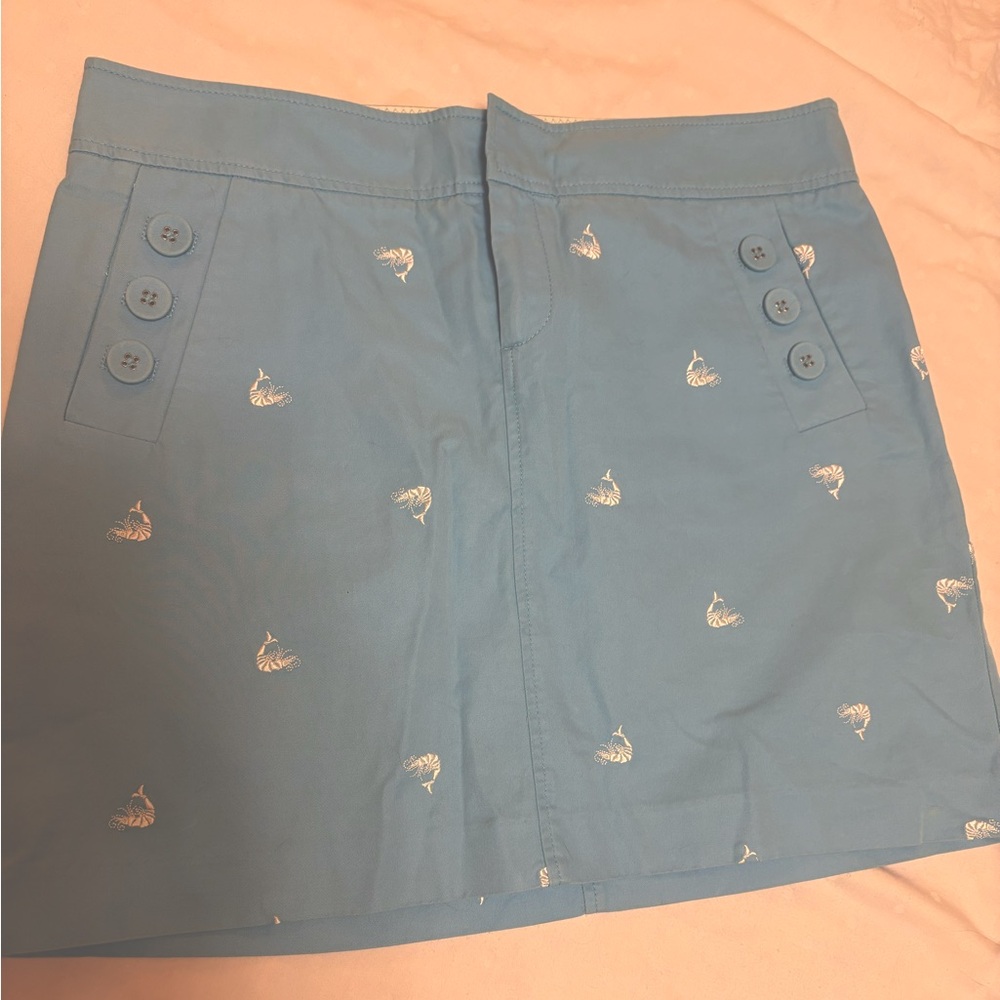 Lilly Pulitzer shrimp skirt